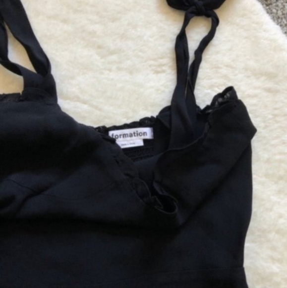 Reformation Christine Mini Dress - Black - Picture 8 of 9